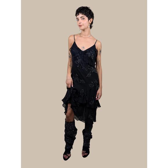 2000's Sue wong nocturne beaded dress - Picture 1 of 6